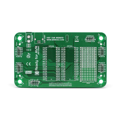 Mikroelektronika d.o.o. MIKROE-977 Ready for AVR Board - The Debug Store UK