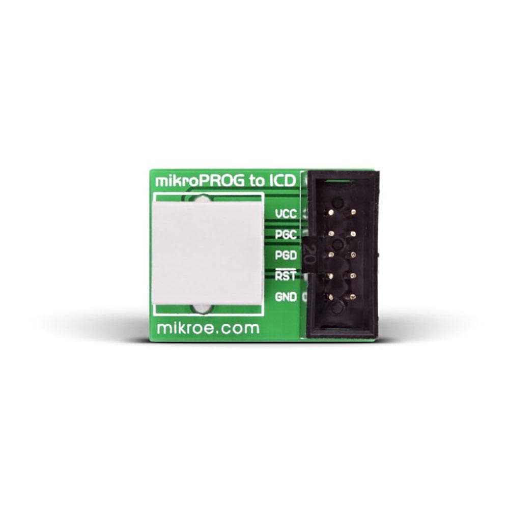 Mikroelektronika d.o.o. MIKROE-791 MikroProg to ICD2 & ICD3 Adapter - The Debug Store UK