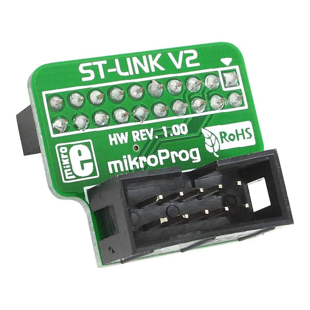 Mikroelektronika d.o.o. MIKROE-1303 MikroProg to ST-Link v2 Adapter - The Debug Store UK