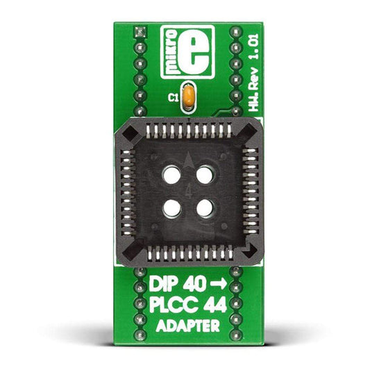 Mikroelektronika d.o.o. MIKROE-147 DIP to PLCC44 Adapter Board - The Debug Store UK