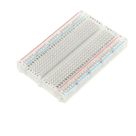 Mikroelektronika d.o.o. MIKROE-1098 Breadboard Clear Self-Adhesive 400 points - The Debug Store UK