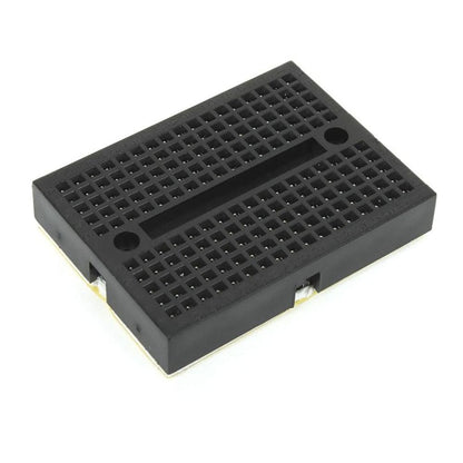 Mikroelektronika d.o.o. MIKROE-1141 Breadboard Mini Self-Adhesive Black - The Debug Store UK