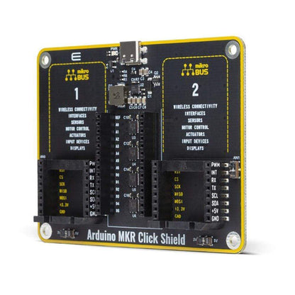 Mikroelektronika d.o.o. MIKROE-4444 Arduino MKR Click Shield - The Debug Store UK