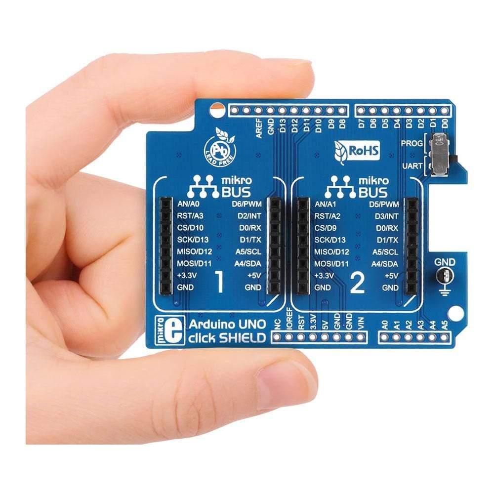 Mikroelektronika d.o.o. MIKROE-1581 Arduino UNO Click Board Shield - The Debug Store UK