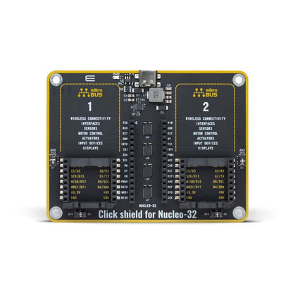 Mikroelektronika d.o.o. MIKROE-5177 Click Shield for ST Nucleo-32 - The Debug Store UK