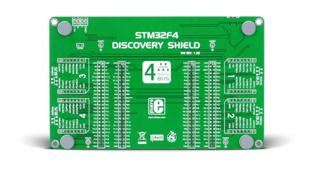 Mikroelektronika d.o.o. MIKROE-1481 STM32F4 Discovery Shield - The Debug Store UK
