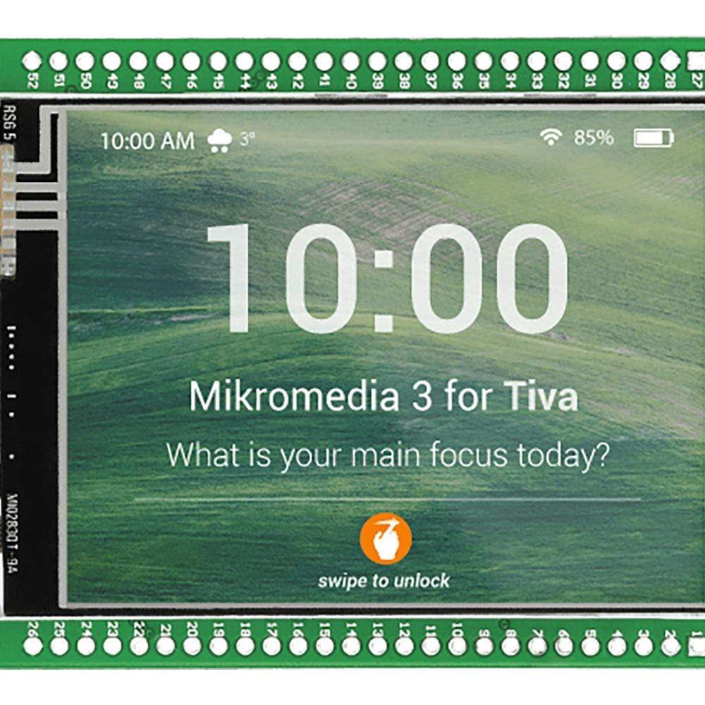 Mikroelektronika d.o.o. MIKROE-1575 mikroMedia for Tiva C Series - The Debug Store UK