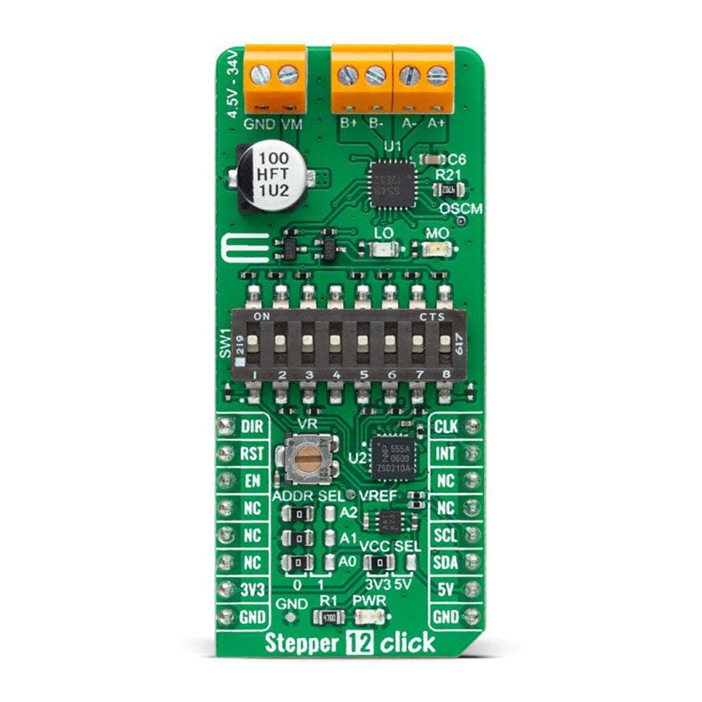 Mikroelektronika d.o.o. MIKROE-5303 Stepper 12 Click Board - The Debug Store UK