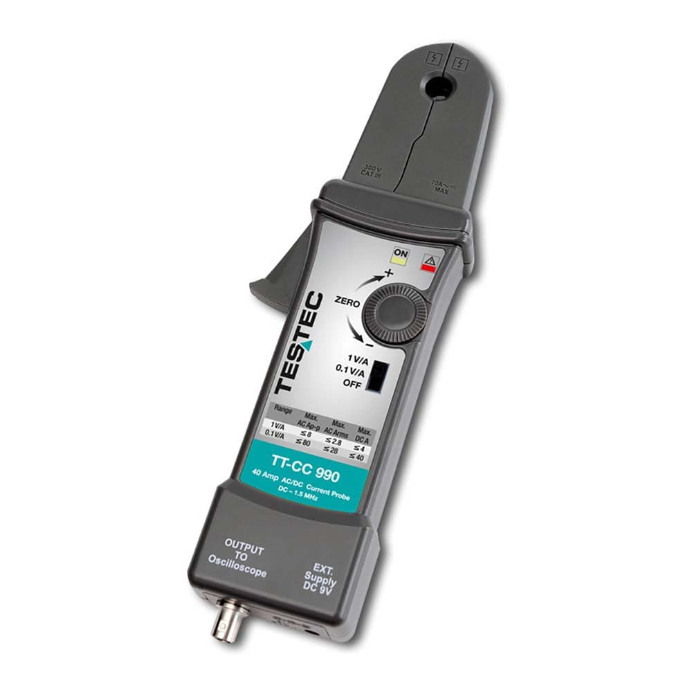 TESTEC Elektronik GmbH 4A to 40A TT-CC-990 TESTEC TT-CC Series Current Probes - The Debug Store UK