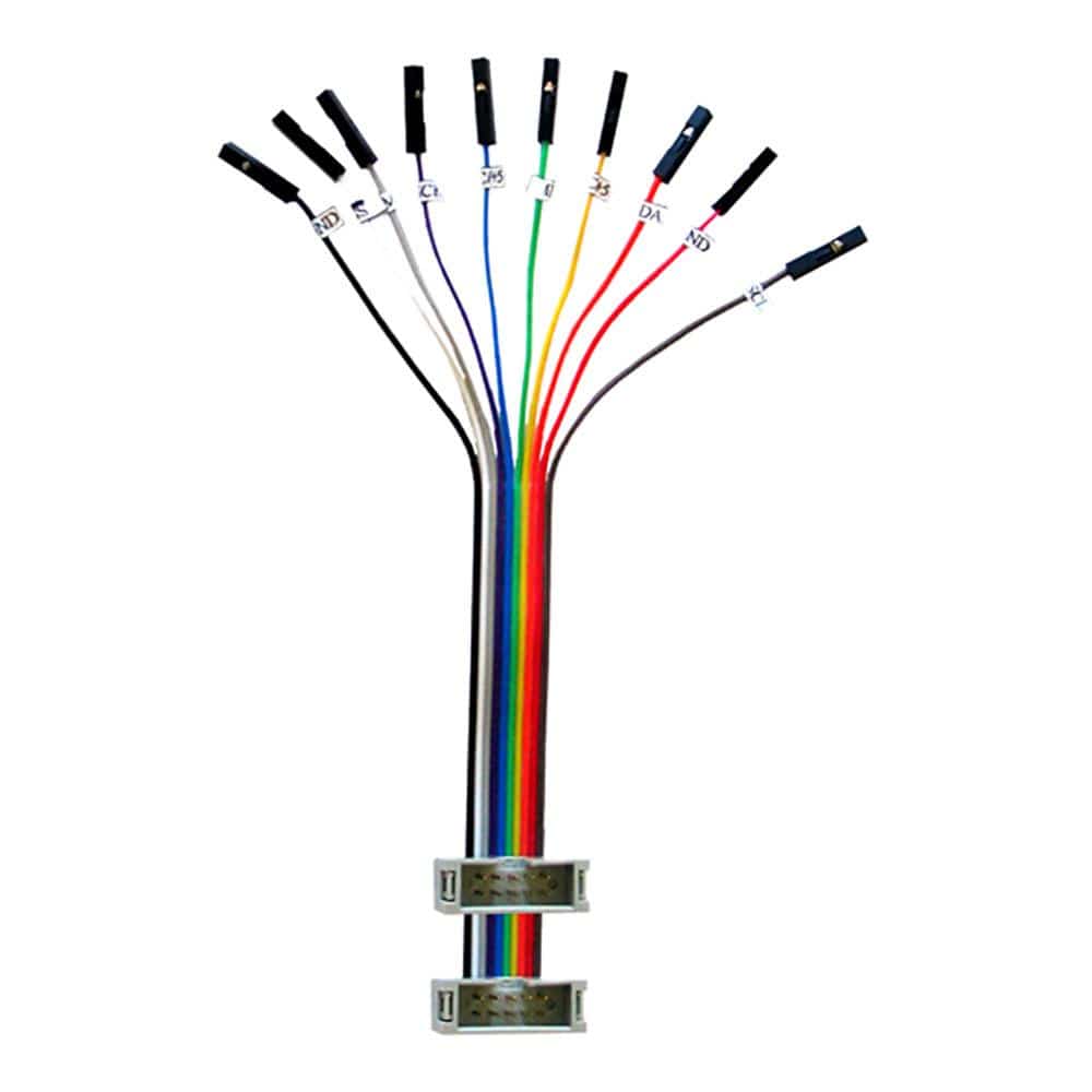 Total Phase, Inc TP240212 Total Phase TP240212 10 pin Split Cable - The Debug Store UK