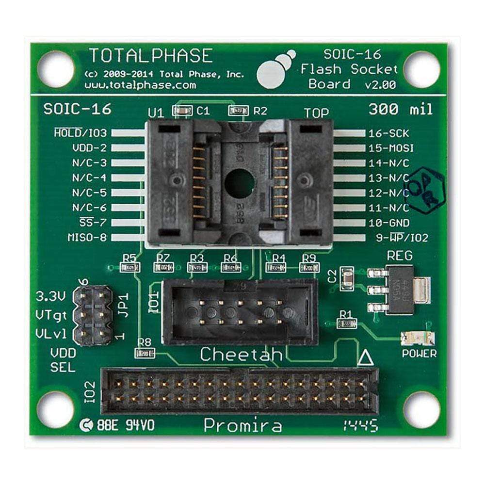 Total Phase, Inc TP280410 Total Phase TP280410 Flash SOIC16 Socket Board - The Debug Store UK