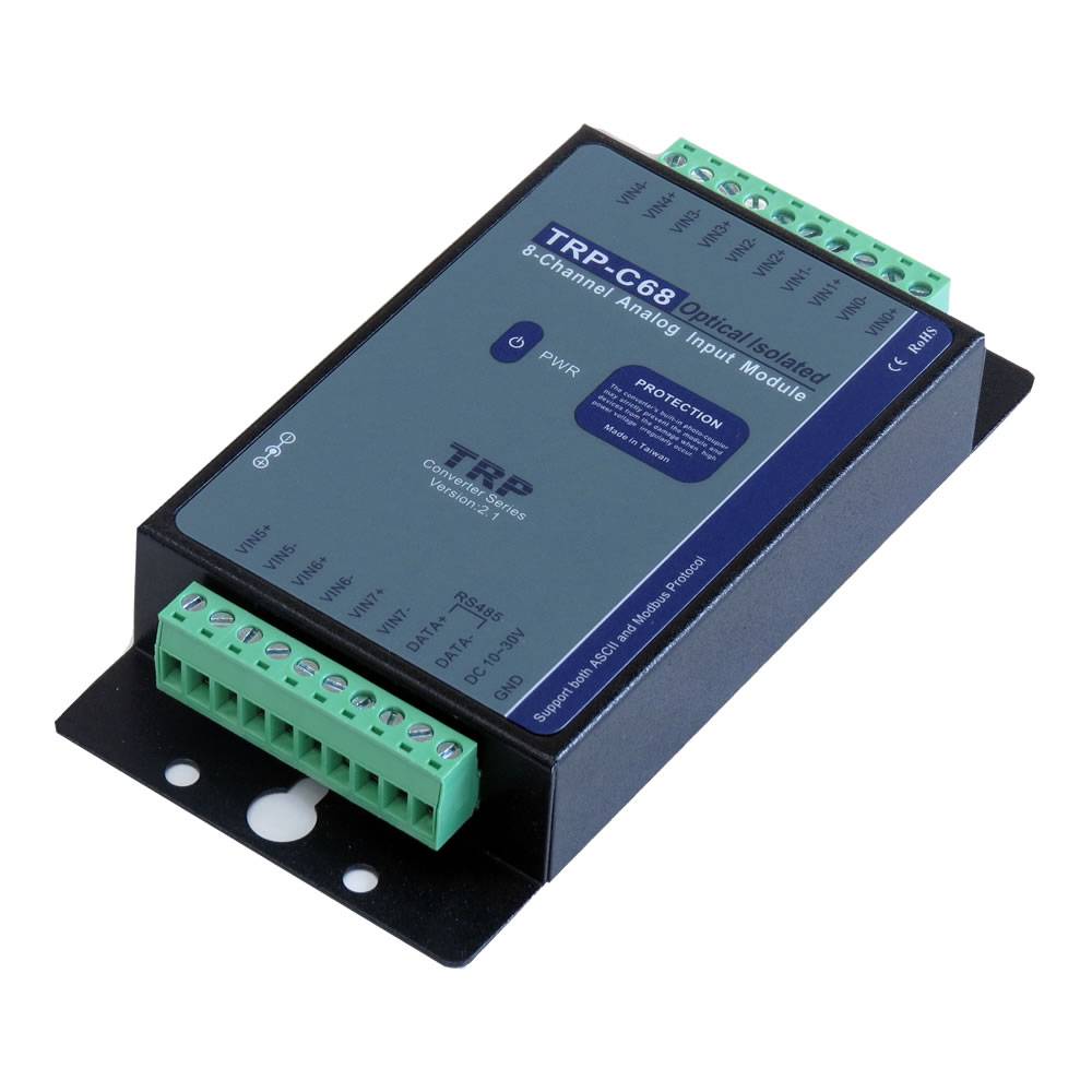Trycom Technology Co Ltd TRP-C68 Trycom TRP-C68 Isolated 8-Ch AIO RS-485 Converter - The Debug Store UK